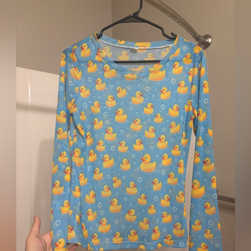 Mesh duckling top